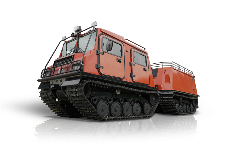 Raupen-Geländefahrzeug-Feuerwehrauto